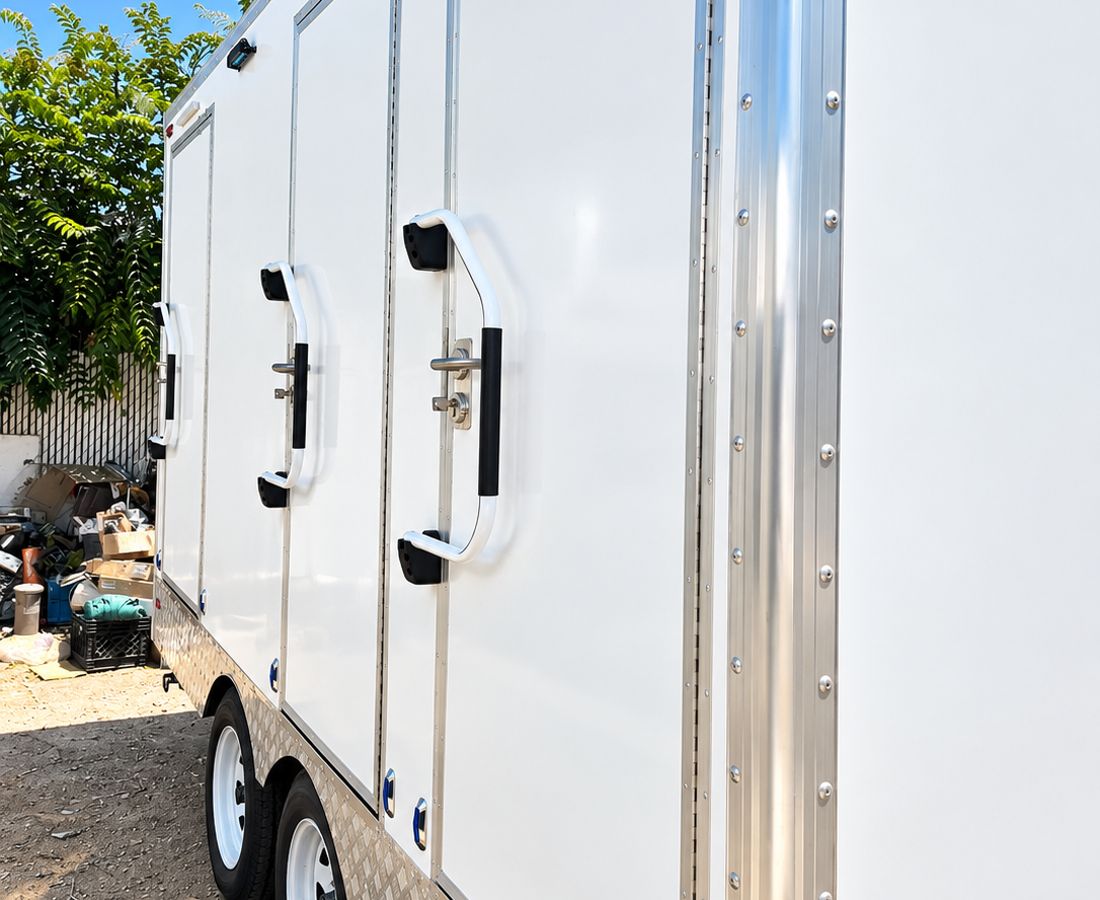 13 ft 3-Stall Shower and Restroom Trailer