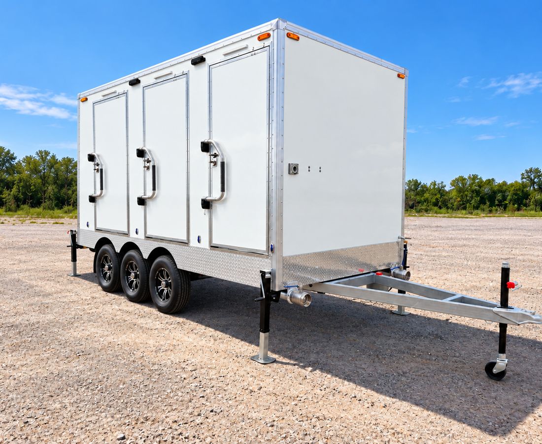 3-Stall + 1 ADA Shower and Restroom Trailer