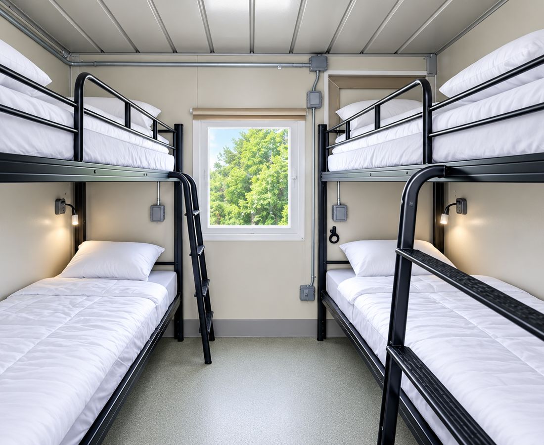 20 ft Shared Sleeper Trailer